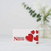 Infirmière infirmière Carte de visite de soins inf (Debout devant)