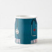 Infirmière, Infirmière, Médicale, Hôpital Café Mug (Centre)