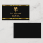 Infirmière inscrite de classe Cartes de visite Méd (Devant / Derrière)