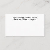 Infirmière inscrite Facile À Lire Cartes de visite (Dos)