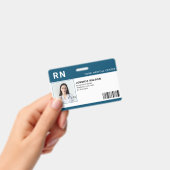 Infirmière inscrite RN Médicale Hospital ID Badge (Handheld)