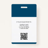 Infirmière inscrite RN Médicale ID Badge (Dos)