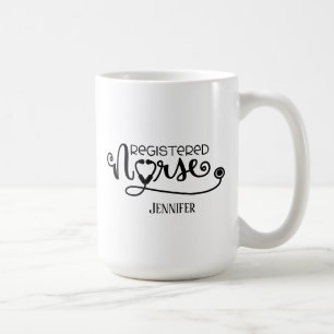 Infirmière inscrite Stethoscope Café Mug