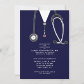 Infirmière - Invitations de la fête de graduation (Devant)