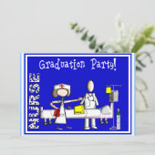 Infirmière - Invitations de la fête de graduation (Debout devant)