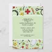 Infirmière - Invitations de la fête de graduation (Devant)