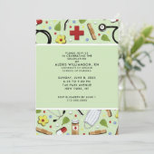 Infirmière - Invitations de la fête de graduation (Debout devant)