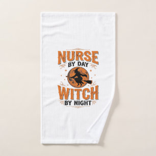 Infirmière le jour sorcière la nuit Design Hallowe