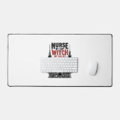 Infirmière le jour sorcière la nuit Design Hallowe (Clavier et souris)