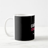 Infirmière Mains Calmes Cœur Fort Mug (Gauche)