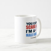 Infirmière masculine amusante Mug de café personna (Devant droit)