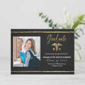 Infirmière Médicale Caduceus Faire-part de diplôme (Debout devant)