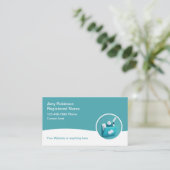 Infirmière Médicale Carte de visite (Debout devant)