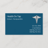 Infirmière Médicale Cartes de visite (Devant)