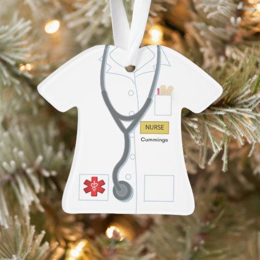 Infirmière Médicale Uniforme Personalisée Nouveaut (Arbre)
