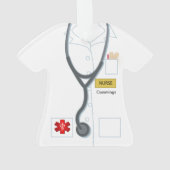 Infirmière Médicale Uniforme Personalisée Nouveaut (dos)