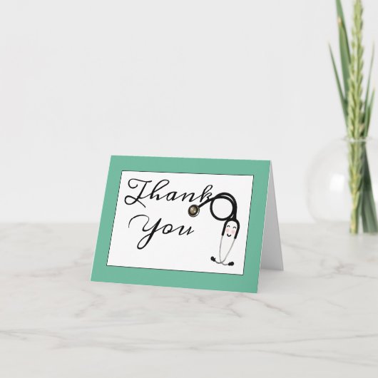 Infirmière Merci Cartes (Devant)