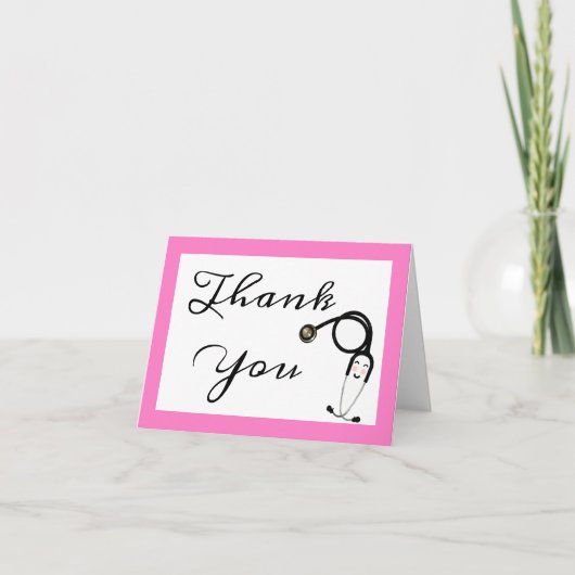 Infirmière Merci Cartes (Devant)