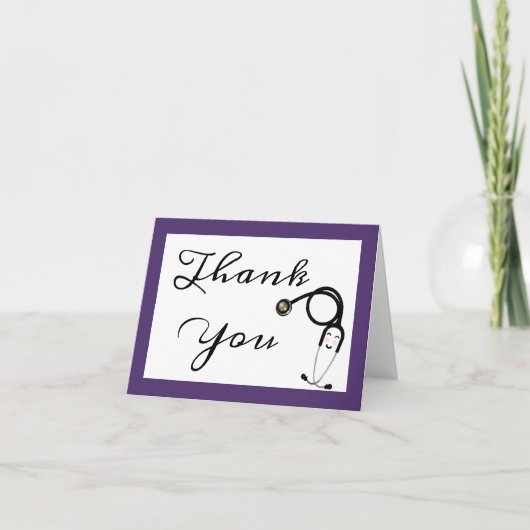 Infirmière Merci Cartes (Devant)