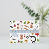 Infirmière Merci Cartes (Debout devant)