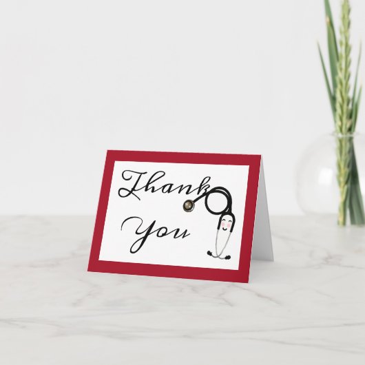 Infirmière Merci Cartes (Devant)