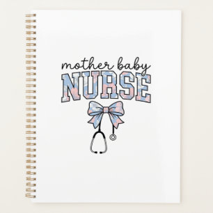 Infirmière Mère Bébé Chemise à nœud floral Design_