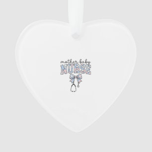 Infirmière Mère Bébé Chemise à nœud floral Design_