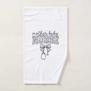 Infirmière Mère Bébé Chemise à nœud floral Design_