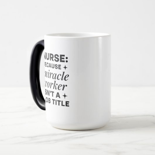 Infirmière Miracle Worker mug (Devant gauche)