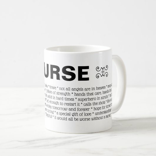 Infirmière Mug (Devant droit)