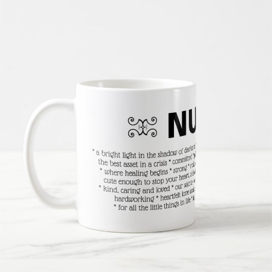 Infirmière Mug (Gauche)
