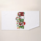 Infirmière Noël 1 (Serviette de bain)