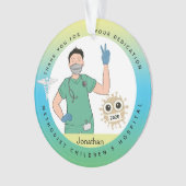 Infirmière, Noël à l'hôpital (devant)