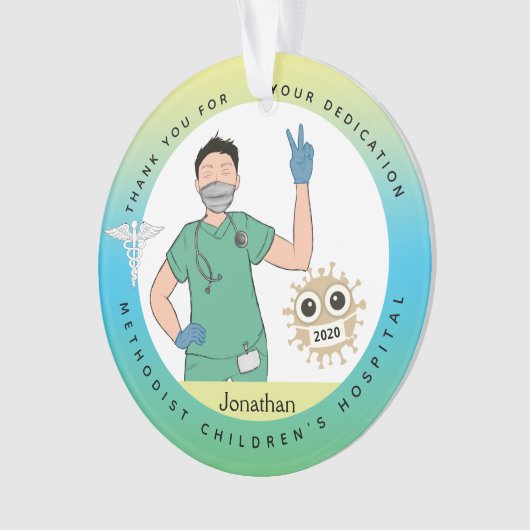 Infirmière, Noël à l'hôpital (devant)