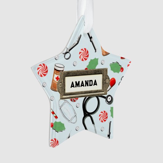 Infirmière Noël Keepsaké (devant)