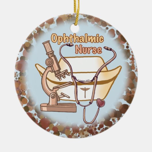 Infirmière ophtalmique ornement (Devant)