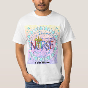 Infirmière orthopédique Motto t-shirt personnalisé