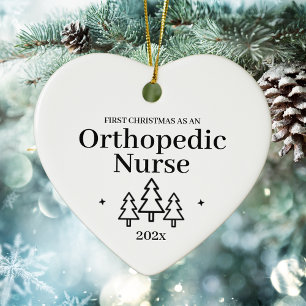 Infirmière orthopédique Ornement de Noël 2026