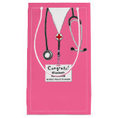 Infirmière ou Docteur Félicitations Petit sac cade (Devant)