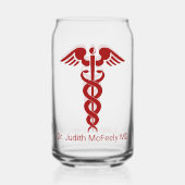 Infirmière ou médecin sur mesure Caduceus (Recto)