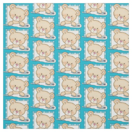 Infirmière Ours Pima tissu coton (Échantillon)