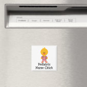 Infirmière pédiatrique Magnet de poussins (In Situ (Lave-vaisselle))