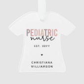 Infirmière pédiatrique sur mesure PEDS Infirmière  (dos)