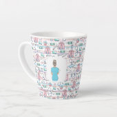 Infirmière personnalisée (cheveux blonds) Mug (Angle gauche)