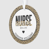 Infirmière personnalisée Est Cheetah RN Graduation (devant)