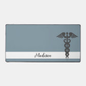 Infirmière personnalisée Médicale Dusty Blue Nom (Recto)