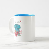 Infirmière personnalisée mug avec nom / Infirmière (Devant gauche)