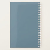 Infirmière personnalisée Praticien Dusty Blue Scri (Dos)