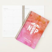 Infirmière personnalisée Praticien Rose Orange Per (Devant avec enveloppe)