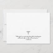 Infirmière photo graduation pinning invitations / (Dos)